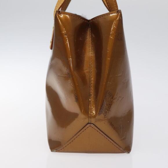 LOUIS VUITTON Monogram Vernis Reade PM Hand Bag Bronze M91146 - Picture 5 of 12